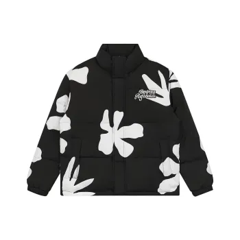 EMPTY REFERENCE Puffer Jacket Unisex Black