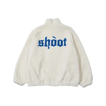 SHOOT BRAND Loose Fit Thickened Jacket Unisex White