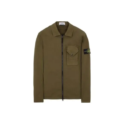 STONE ISLAND FW23 Jackets Coats Men's Olive Green