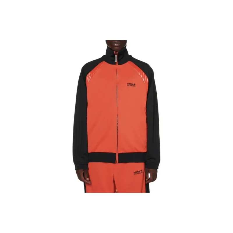 Adidas Originals X Moncler X Adidas Originals Co-brand Jackets Unisex Orange-0
