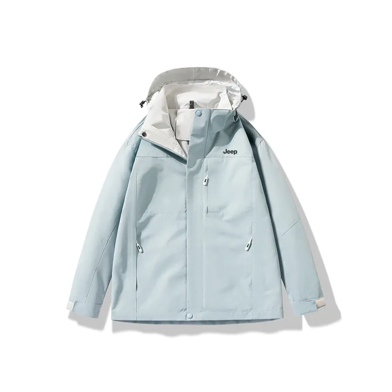 Jeep Leisure Collection Outdoor Hiking For Urban Living/Travel/Commuting Windbreaker Jacket Unisex-12