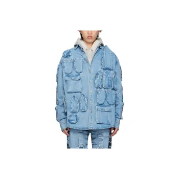 Who Decides War Denim Jacket Men's Blue