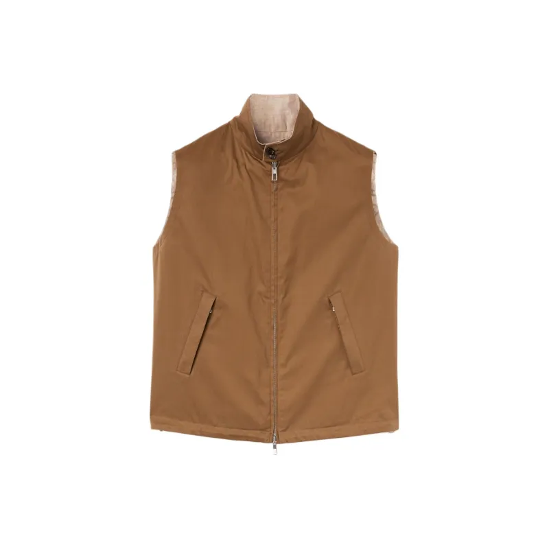 Loro Piana Vest Men's Light Brown-0