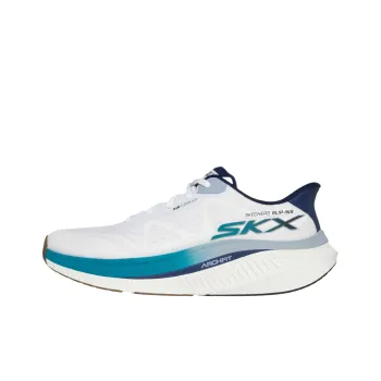 Skechers GO WALK Ma Low Top Casual Shoes Men's White Blue