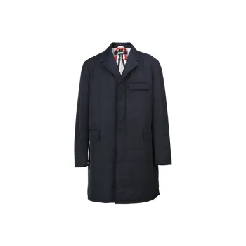 THOM BROWNE Rwb Striped Hooded Coat