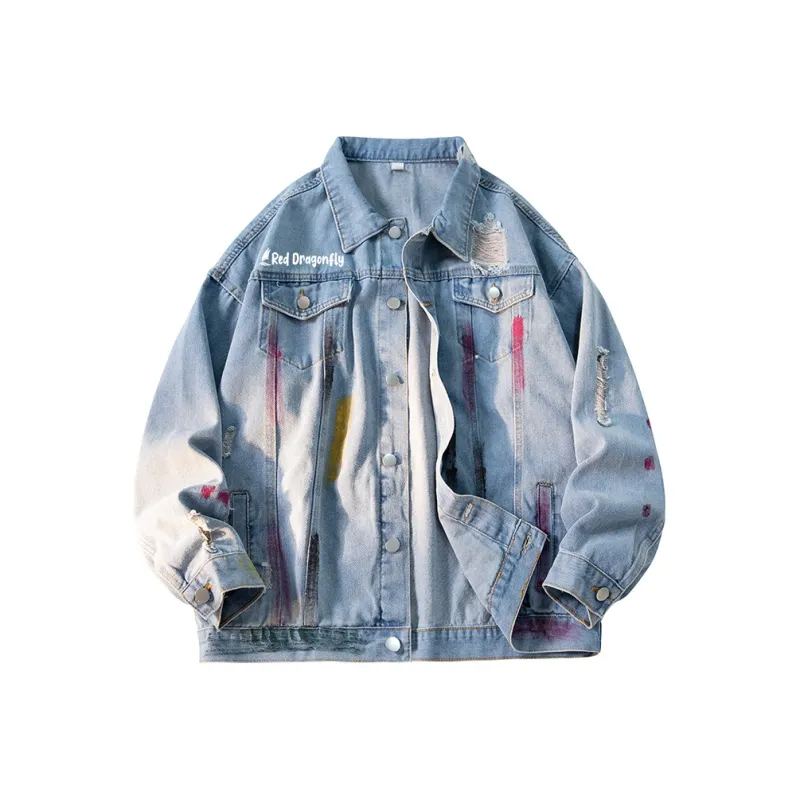 RED DRAGONFLY Denim Jacket Unisex-4