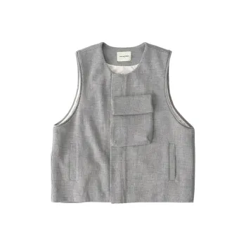 Halfwayhouse Vests Men Gray