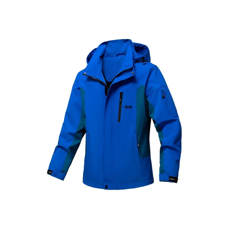 JEEP SPIRIT Waterproof, Windproof, Abrasion Resistant, Thermal, Cold Resistant Windbreaker Jacket Men's-0
