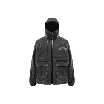 Askyurself Puffer Jacket Unisex Black