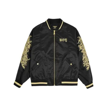 Boy London Baseball Jerseys Unisex Black