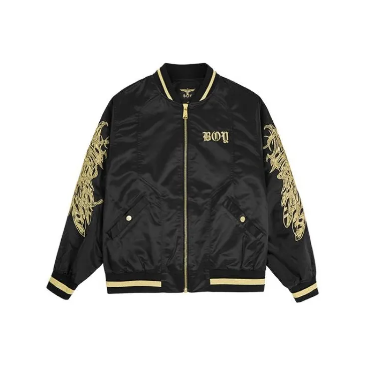 Boy London Baseball Jerseys Unisex Black-0