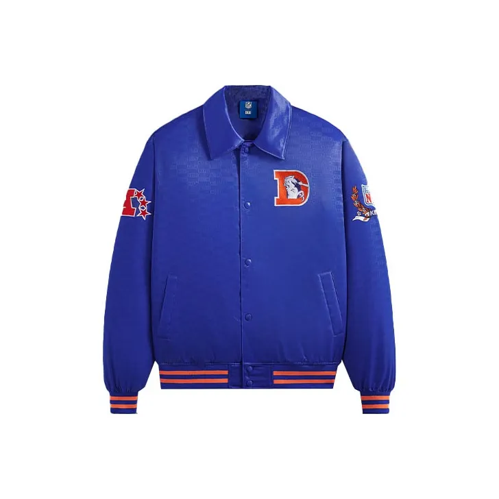 KITH For The NFL Broncos Satin Bomber Jacket-0