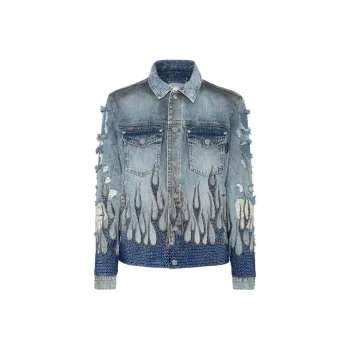 PHILIPP PLEIN Strass Flame Jacket