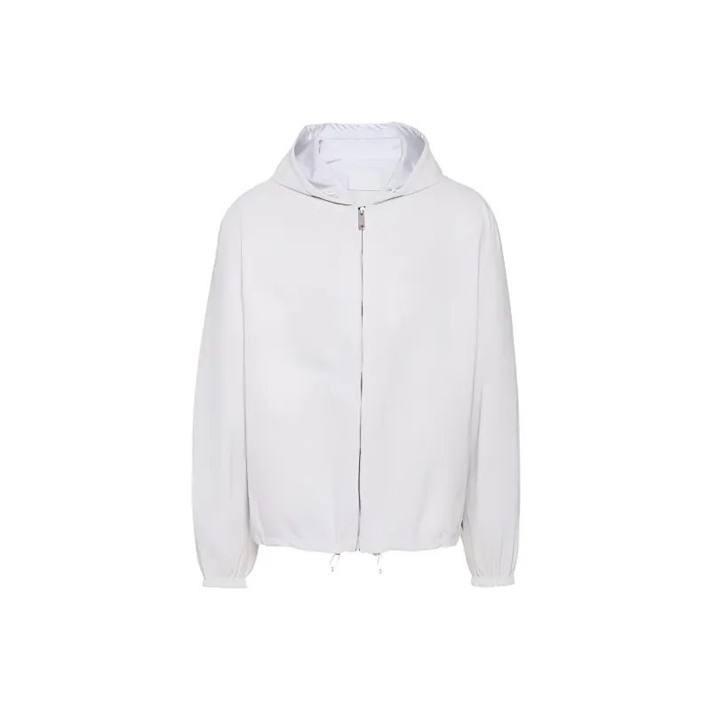 PRADA Nappa Hooded Leather Jacket-0
