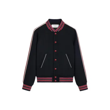 CELINE Teddy Jacket In Textured Wool