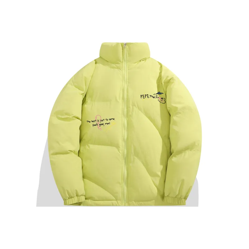 Pepe The Frog Puffer Jacket Unisex-0