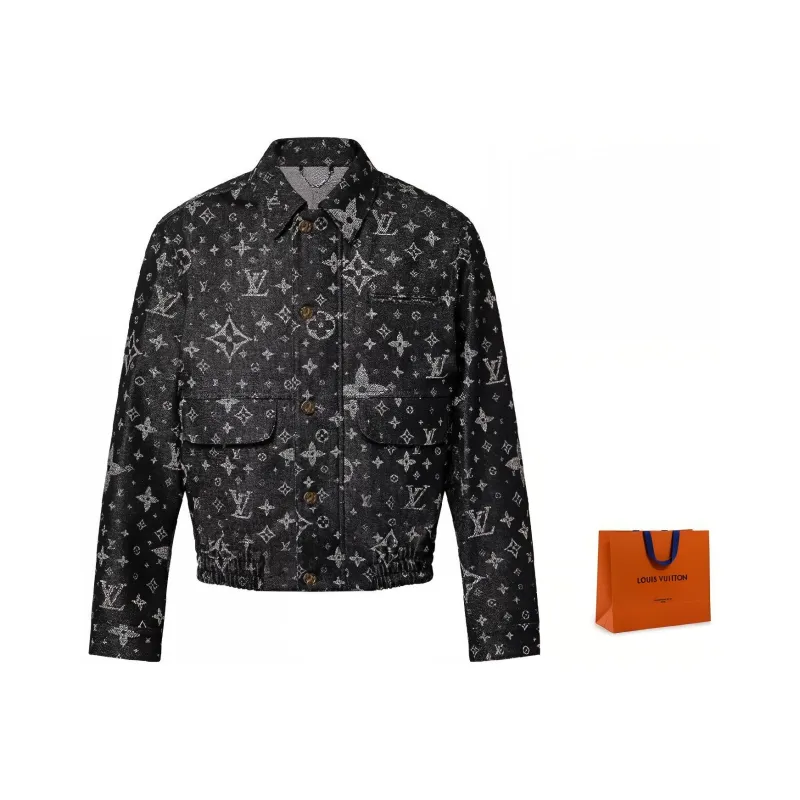 LOUIS VUITTON FW23 Jackets Coats Men's Black-7