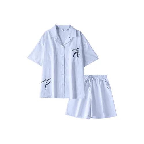 Wabi Town Pajama Set Women's Blue