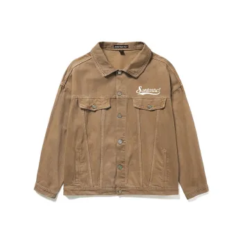 SANTASTIC Denim Jacket Men's Khaki