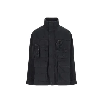 MM6 Maison Margiela Pocket-Detailed High-Neck Jacket