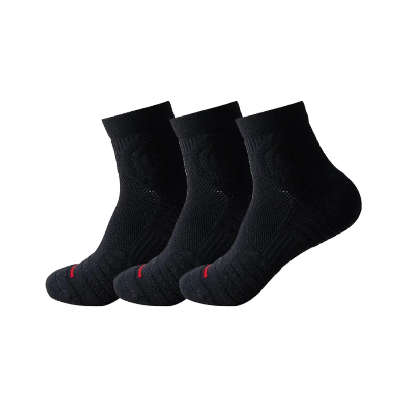 KANTANZHE Ankle Socks Unisex Combo Set Black-3
