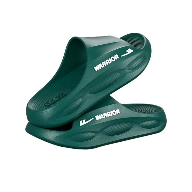 Warrior Slip Resistant Sports Slippers Men's Dark Green-1