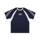 Navy Blue/White