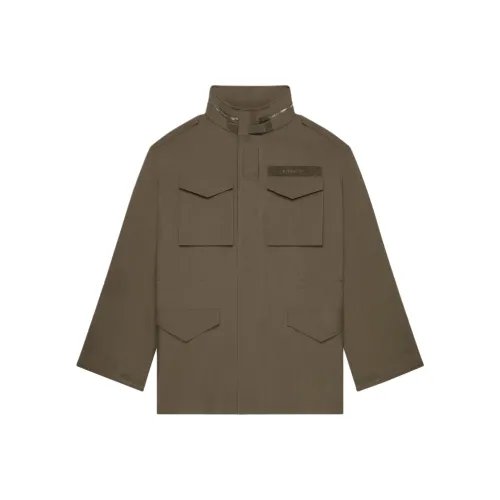 GIVENCHY Jackets & Coats Men's Olive Green