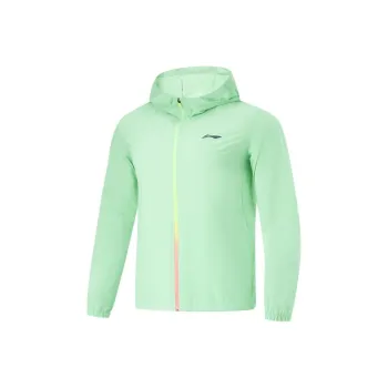 LiNing Breathable UV Protection Sun Protection Clothing Men's Cooling Green