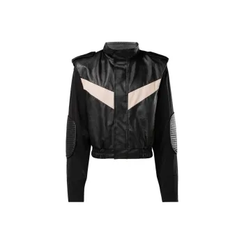 Reebok Vector Panelled Biker Jacket