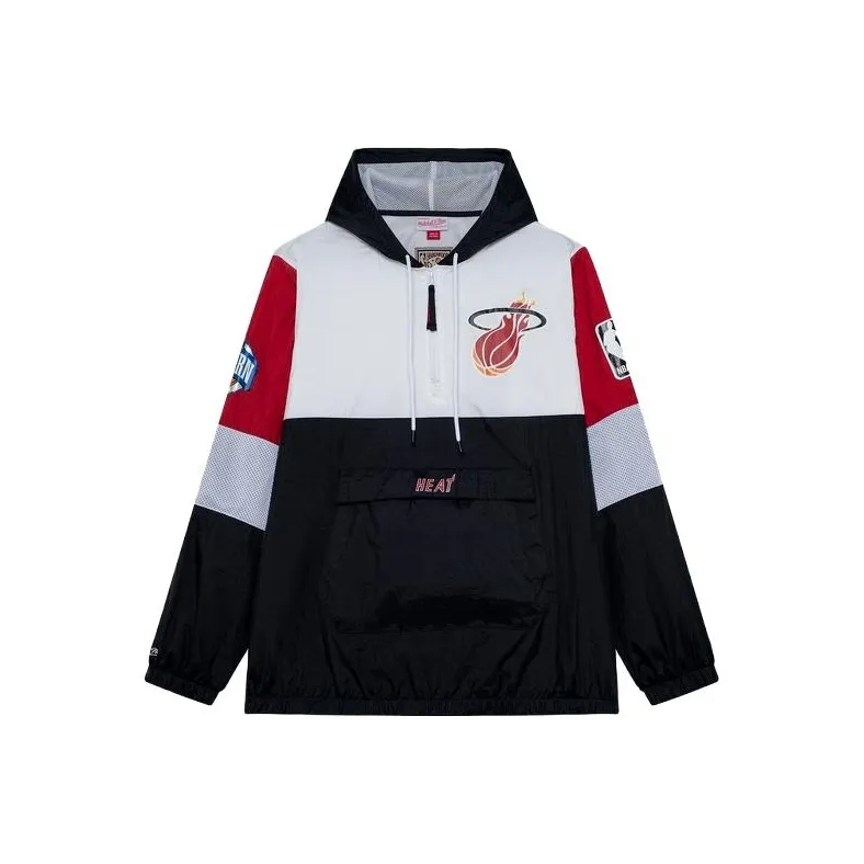 Mitchell Ness Jackets Unisex Black Red-0