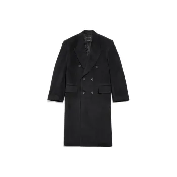 Balenciaga Double Breasted Regular Fit Coat