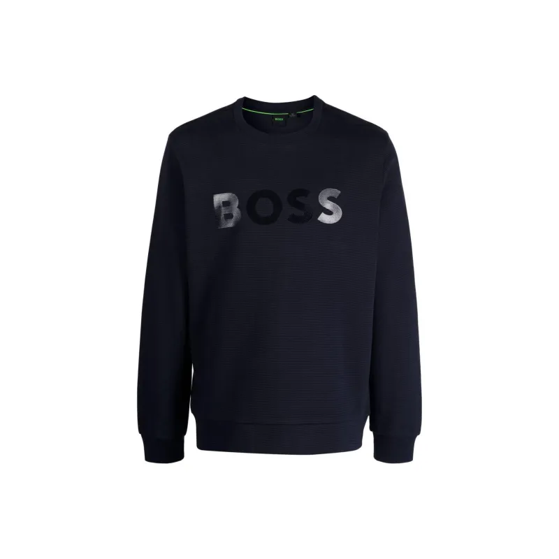 HUGO BOSS Salbo Mirror Cotton Sweatshirt-0