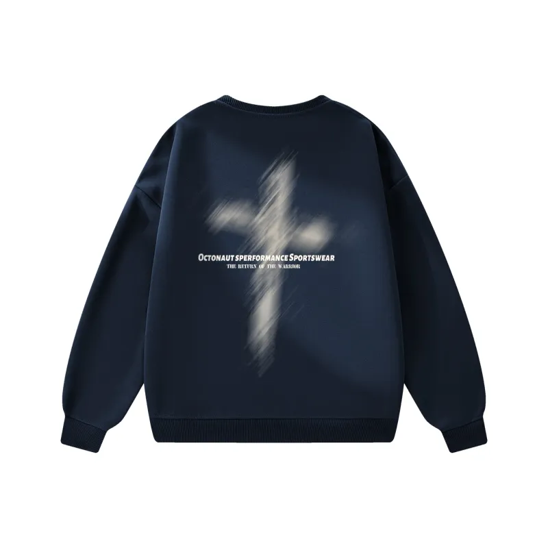 Small Columns Under The Sea Sweatshirt Unisex-4