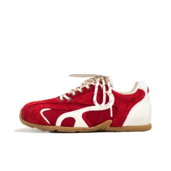 Old Meow Low Top Casual Shoes Women's Red