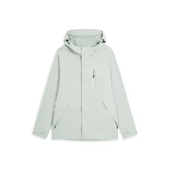 XTEP Wing Water-Resistant Windproof Windbreaker Jacket Unisex Labyrinth Green