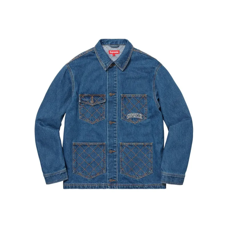 Supreme Diamond Stitch Chore Coat-0