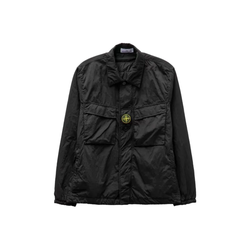 STONE ISLAND Jackets Coats Men's Black-0