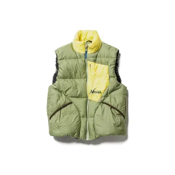 NANGA MAZENO RIDGE VEST Unisex Khaki