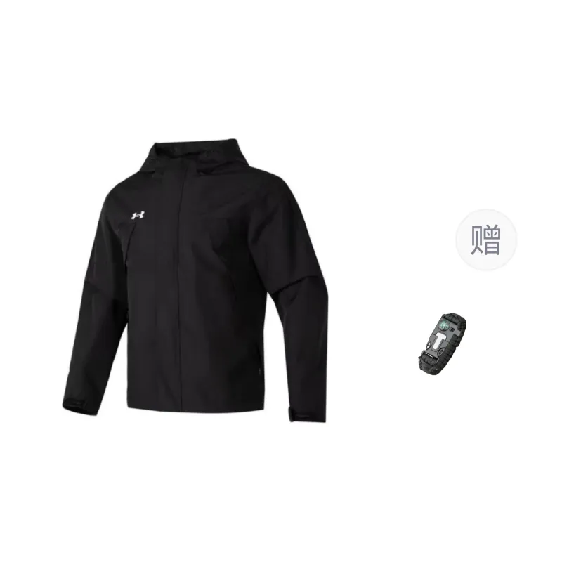 Under Armour Jackets Coats Men's Black Comes With Survival Wristbands-0
