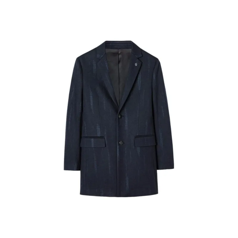 Wit Coats Men Gray Blue-0