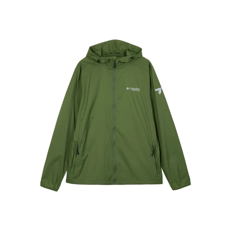 Columbia TITANIUM SS24 Breathable UV Protection Sun Protection Clothing Men's Green-0