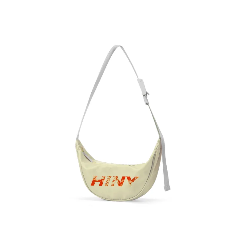 HINY Polyester One Shoulder Crossbody Bag Sling Bag Fanny Pack Regular Unisex White-24