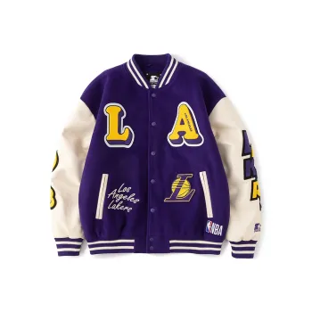 STARTER Baseball Jerseys Unisex Lakers Purple