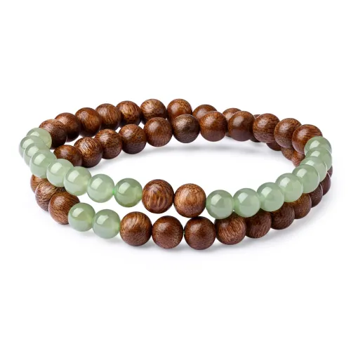 LAOMIAO Hetian Jade Bracelets Green Jade Women's