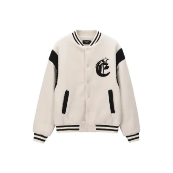 BLACK OF EXIT Velvet Jackets Unisex Apricot
