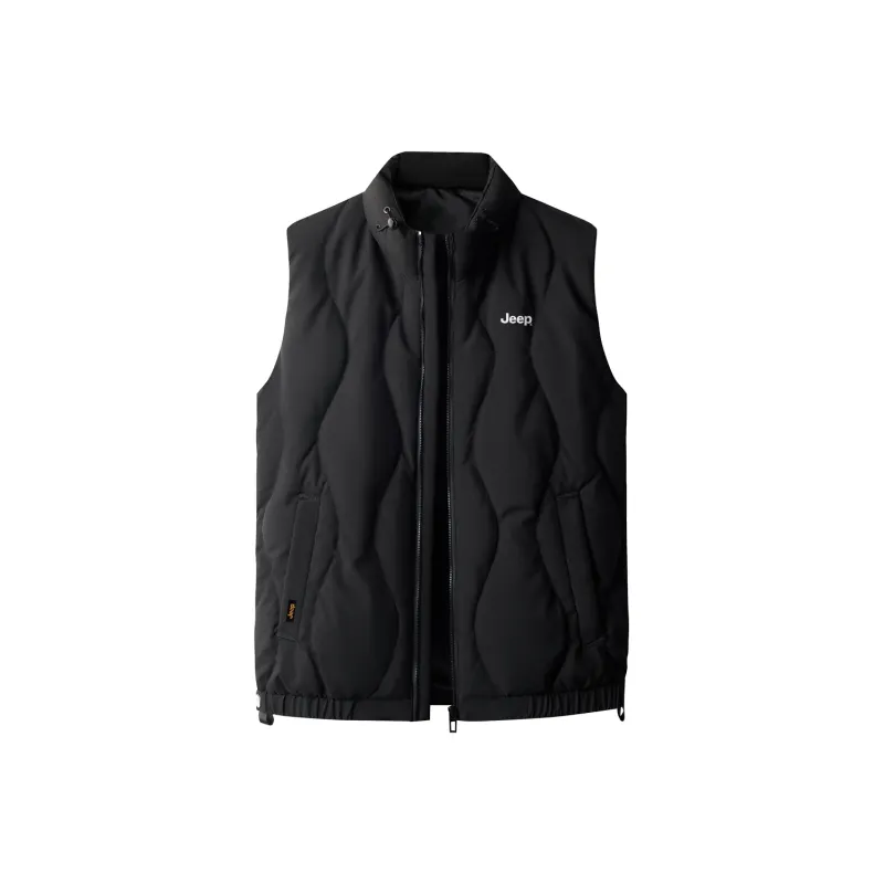Jeep Vests Unisex Pure Black-0
