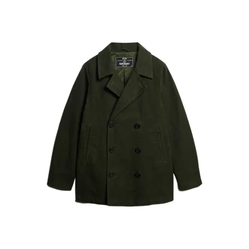 SUPERDRY Coats Men's Olive Green