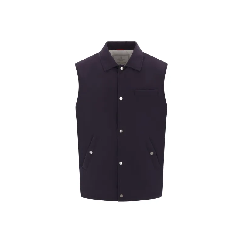 Brunello Cucinelli Padded Button Up Gilet-0