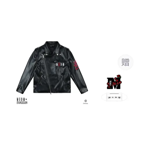 Eva X MR.ENJOYDA MONEY MEDM X EVA Collaboration Jackets Unisex Black